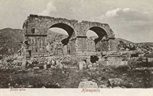 Turkey - Hierapolis - Temple ruins Turkey - Hierapolis - Temple ruins
