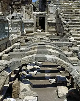 Anatolia Prints: Turkey. Hierapolis. Theatre. Ruins. 2nd-3rd century