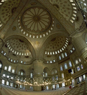 Turkey. Istanbul. The Blue Mosque, by Sedefkar Mehmed Agha