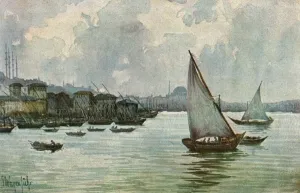 Water Way Prints: Turkey - Istanbul - The Golden Horn