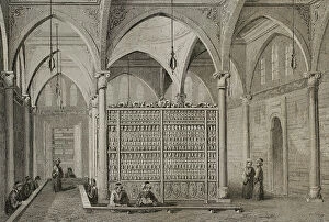 Ottomans Collection: Turkey. Istanbul - Library of Raghib Pasha. Interior