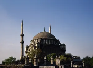 1748 Prints: Turkey. Istanbul. Nuruosmaniye Mosque. 1748-1755. Exterior