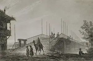 Turkey. Istanbul. Small Bridge (Kutchuk Tchekmedje)