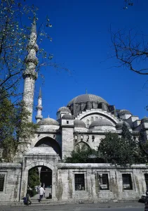 Suleymaniye Prints: Turkey. Istanbul. Suleymaniye Mosque (1550-1557). Architect