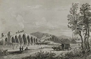 Selim Collection: Turkey. Kanuni Sultan Suleyman bridge. Buyukcekmece