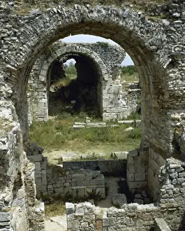Anatolia Prints: Turkey. Miletus. Ruins of Faustina Baths. Roman period. 2nd