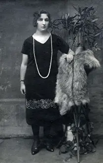 Severe Prints: Turkey - Studio portrait of a Furriers Wife