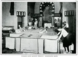Cleanliness Collection: Turkish bath 1900