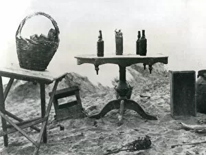 Bottles Collection: Turkish booby trap near Gaza, Palestine, WW1
