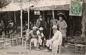 Awning Prints: Turkish Cafe, Istanbul, Turkey