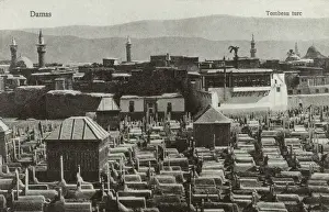 Markers Prints: Turkish Cemetery, Damascus, Syria