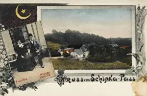 Turkish couple living close to the Schipka Pass
