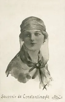 Images Dated 12th August 2019: Turkish girl - 1920s - Liberation in Dress