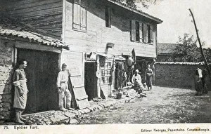 Grocer Gallery: A Turkish grocer - Istanbul, Turkey