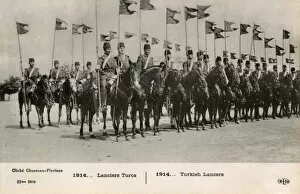 Pennants Collection: Turkish Lancers - WWI