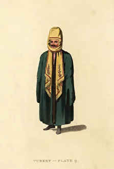Regency Era Prints: Turkish man in his chall or shawl
