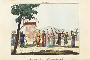 Imam Prints: Turkish marriage ceremony in Constantinople