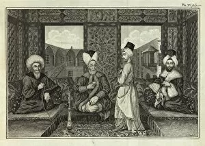 Elders Collection: Four Turkish men in a room