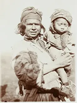 Turkish Mother and young child