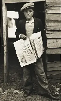 Vendor Prints: Turkish newspaper boy