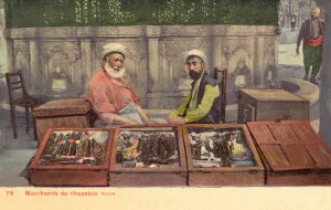 Rosary Prints: Turkish Rosary Bead sellers