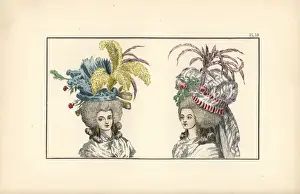 Turkish-style bonnet with diadems and high-priestess bonnet