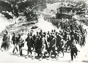 Anatolian Prints: Turkish troops in Anatolian Mountains, Middle East, WW1