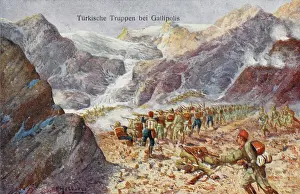 Gallipoli Prints: Turkish Troops - Gallipoli