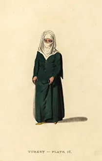 Regency Era Prints: Turkish woman of Constantinople