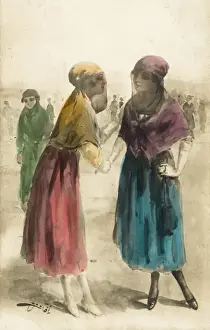 Two Turkish women - modern style