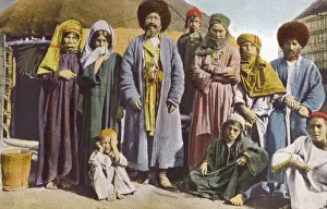 Turkmenistan - Familes and their tents