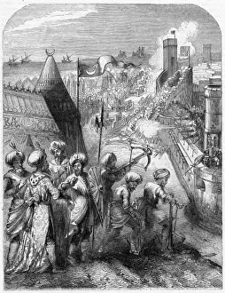 Defended Prints: Turks Besiege Rhodes