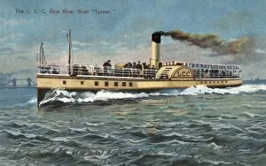 Images Dated 1st August 2011: Turner Paddle Steamer