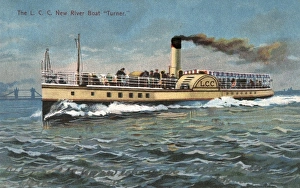 Images Dated 1st August 2011: Turner Paddle Steamer