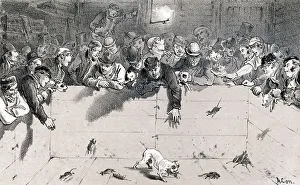 Wilds Prints: At the Turnspit Quakers Alley drawn by Alfred Concanen