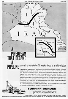 Iraq Gallery: Turriff-Burden advertisement - Iraq oil pipelines
