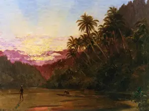Turtle Prints: Turtle Fishing at Sunset, Charles E Gordon Frazer