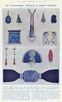 Tutankhamen influenced jewellery, 1920s Tutankhamen influenced jewellery, 1920s