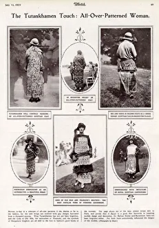 Images Dated 5th November 2018: The Tutankhamen Touch - fashion inspired by Ancient Egypt