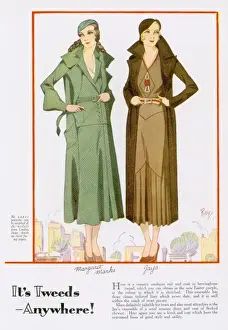 Jays Prints: Tweed Fashions for 1932