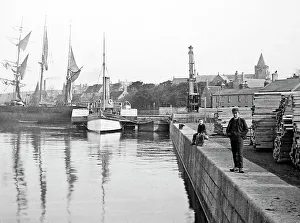 Tweedmouth Prints: Tweedmouth Docks, Victorian period