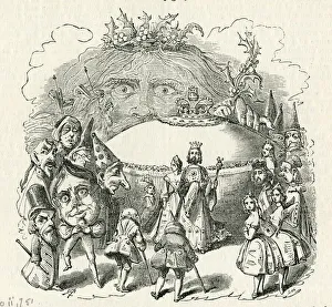 Images Dated 12th September 2019: Twelfth Night characters by Alfred Crowquill