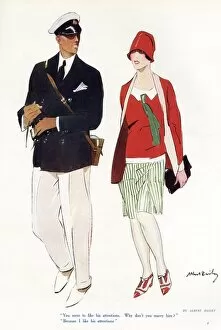 Images Dated 21st March 2012: Twenties couple by Albert Bailey