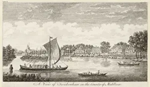 Oarsmen Prints: Twickenham 1750