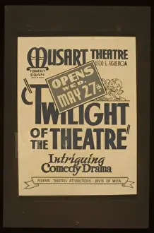 Intriguing Prints: Twilight of the theatre Intriguing comedy drama Twilight of