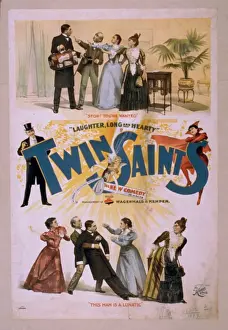 Madison Prints: Twin saints the new comedy in 3 acts : by Frank J. Hallo & M