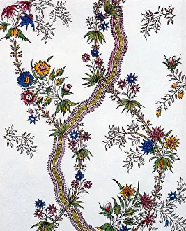 Stretches Prints: Twining Flowers and Lace Date: 1770