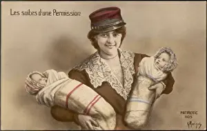 C1914 Prints: Twins / French Leave C1914