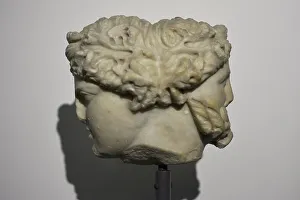 Faced Prints: Two-faced Herma of Dionysian nature. Two-faced