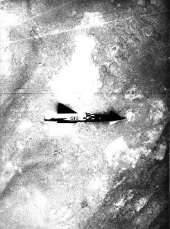 Valiant Prints: Two-fifths scale Blue Steel model in free flight after launc